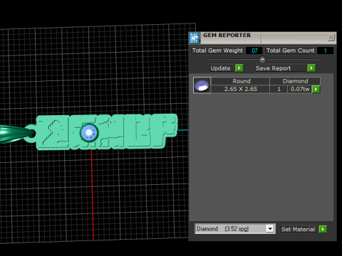Eden Presley PANDANT 3D PRINTABLE MODAL 3D Print Model