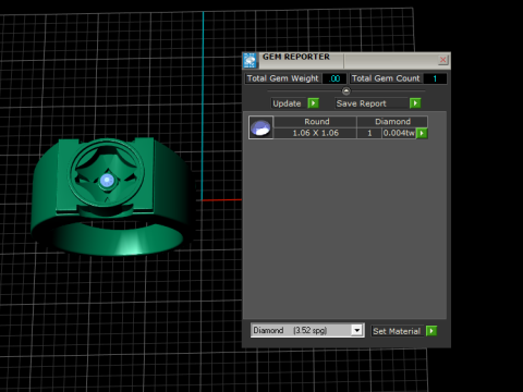 STYLISH RING PANDANT 3D PRINTABLE MODAL Modèles 3D en vedette