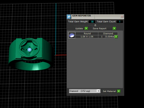 STYLISH RING PANDANT 3D PRINTABLE MODAL 3D Print Model