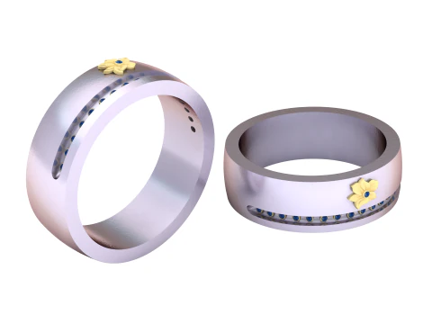 ROUND RING PANDANT 3D PRINTABLE MODAL 3D Print Model