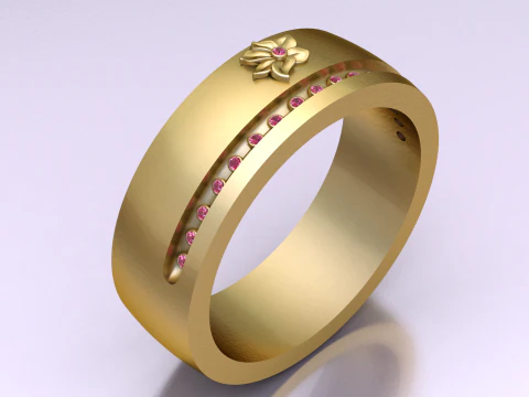 ROUND RING PANDANT 3D PRINTABLE MODAL 3D Print Model