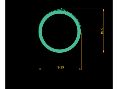 ROUND RING PANDANT 3D PRINTABLE MODAL 3D Принт Модель