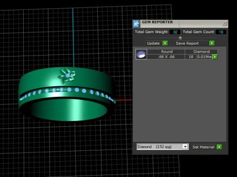ROUND RING PANDANT 3D PRINTABLE MODAL 3D Print Model