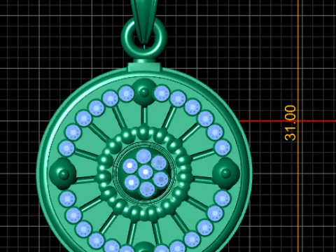 Oppule Spherical PANDANT 3D PRINTABLE MODAL 3D Print Model