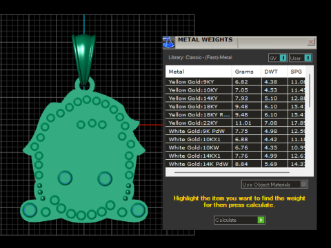 Iced out Rich PANDANT 3D PRINTABLE MODAL 3D Baskı Modeli