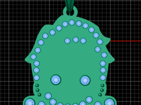 Iced out Rich PANDANT 3D PRINTABLE MODAL 3D Baskı Modeli