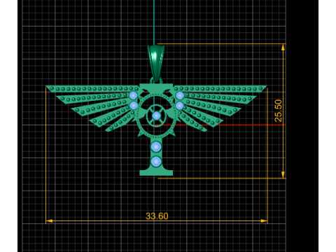 GWOOD Anarchy PANDANT 3D PRINTABLE MODAL 3D Baskı Modeli