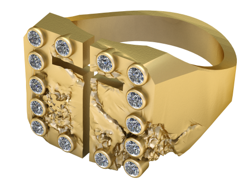JAJAFOOK RING PANDANT 3D PRINTABLE MODAL 3D 프린트 모델