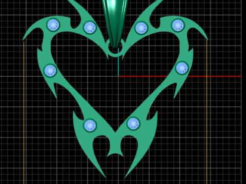 CUTE HEART PANDANT 3D PRINTABLE MODAL 3D Принт Модель