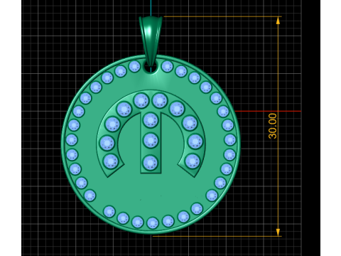 Virginia Mugshots PANDANT 3D PRINTABLE MODAL 3D-printmodel