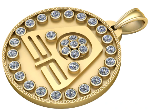 エジプトのピラミッド ペンダント 3D 印刷可能モデル 3Dプリントモデル