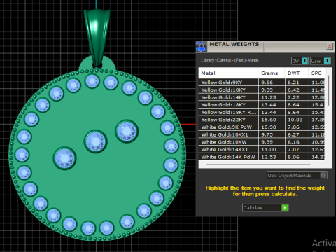 Exquisite PANDANT 3D PRINTABLE MODAL 3D Baskı Modeli