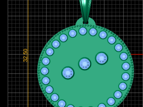 Exquisite PANDANT 3D PRINTABLE MODAL 3D Baskı Modeli