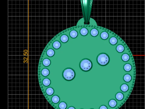 Exquisite PANDANT 3D PRINTABLE MODAL 3D Print Model