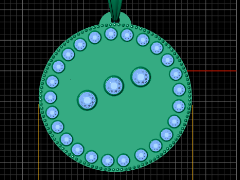 Exquisite PANDANT 3D PRINTABLE MODAL 3D Baskı Modeli
