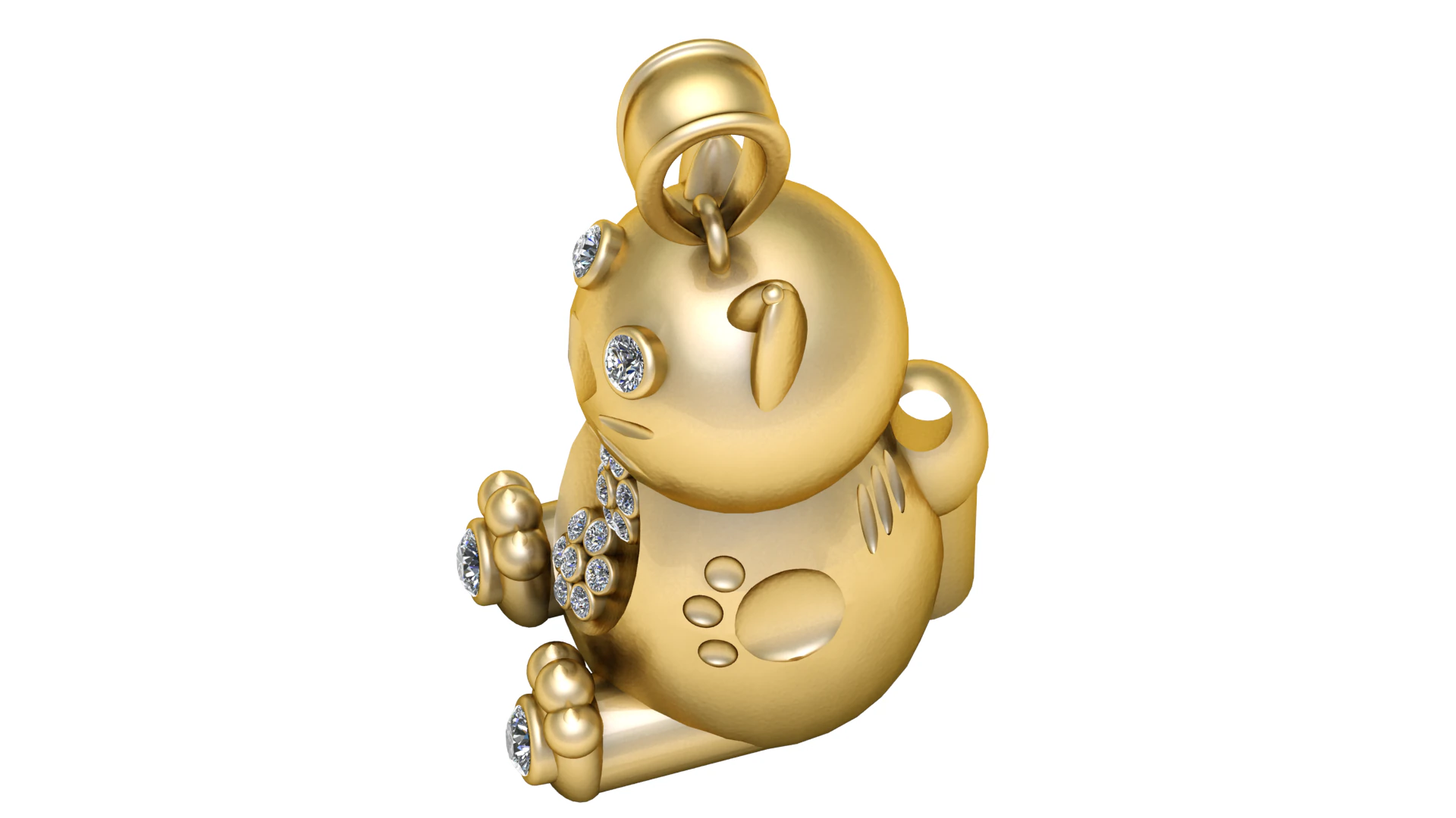 FUNNY TREADY PANDANT 3D PRINTABLE MODAL 3D Print Model .c4d .max .obj .3ds .fbx .stl .blend