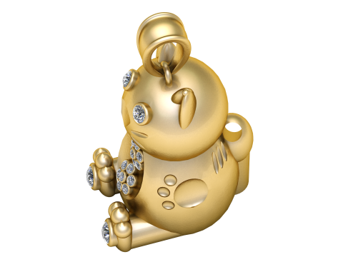 FUNNY TREADY PANDANT 3D PRINTABLE MODAL 3D 프린트 모델