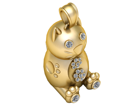 FUNNY TREADY PANDANT 3D PRINTABLE MODAL 3D Print Model
