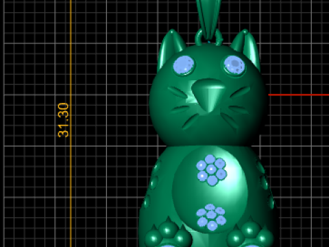 FUNNY TREADY PANDANT 3D PRINTABLE MODAL 3D Print Model