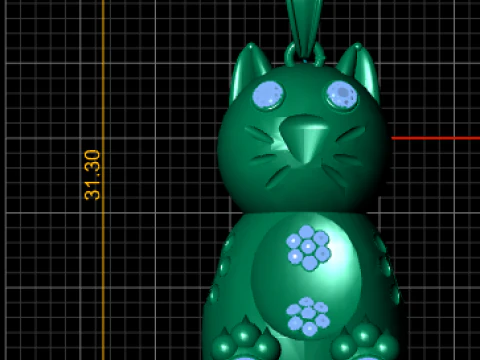 FUNNY TREADY PANDANT 3D PRINTABLE MODAL 3D Print Model
