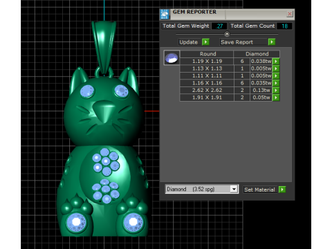 FUNNY TREADY PANDANT 3D PRINTABLE MODAL 3D Print Model