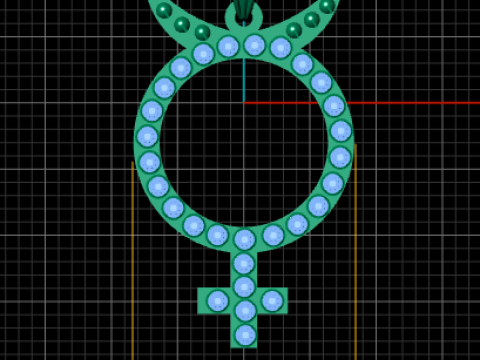 Alchemy PANDANT 3D PRINTABLE MODAL 3D Print Model