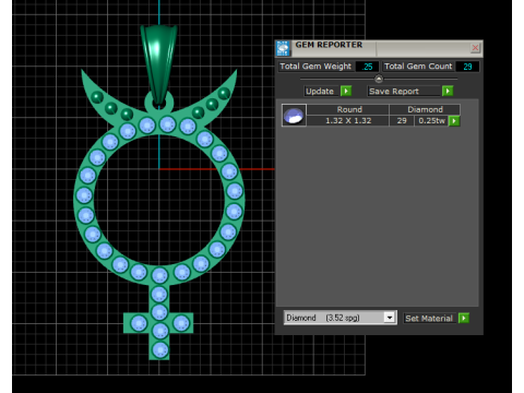 Alchemy PANDANT 3D PRINTABLE MODAL 3D Print Model