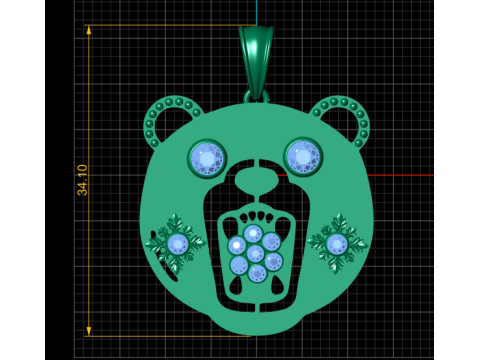 Anamil name PANDANT 3D PRINTABLE MODAL 3D 프린트 모델