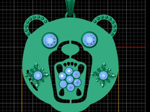 Anamil name PANDANT 3D PRINTABLE MODAL 3D 프린트 모델