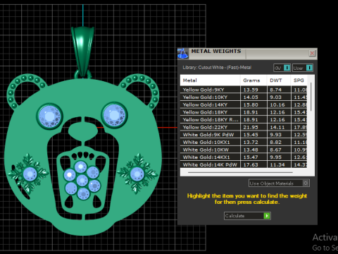 Anamil name PANDANT 3D PRINTABLE MODAL 3D 프린트 모델
