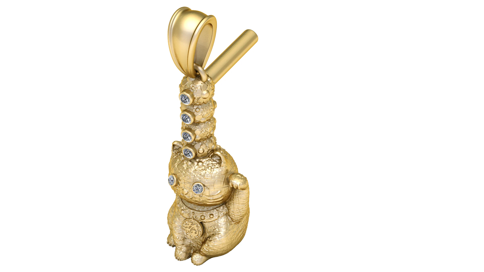 FUNNY TREADY pendant 3d prientable model 3D Print Model .c4d .max .obj .3ds .fbx .stl .blend 