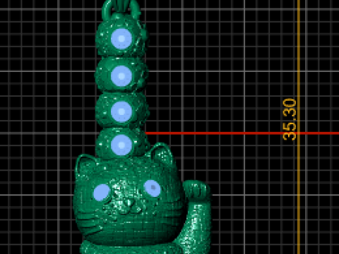 FUNNY TREADY pendant 3d prientable model 3D Print Model
