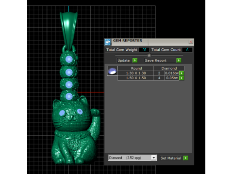 FUNNY TREADY pendant 3d prientable model 3D Print Model