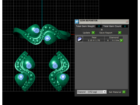 Stylish heart ring PANDANT 3D PRINTABLE MODAL 3D Print Model
