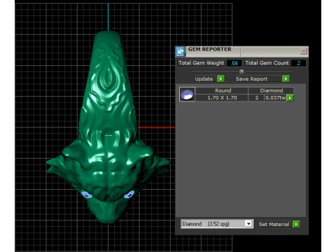 Anamil ring pendant 3d printable model 3D Print Model