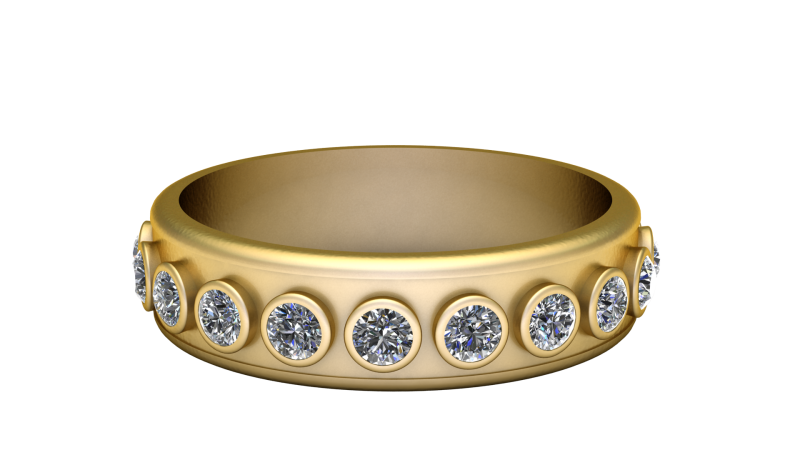 Round ring pendant 3d printable model 3D Print Model .c4d .max .obj .3ds .fbx .stl .blend 