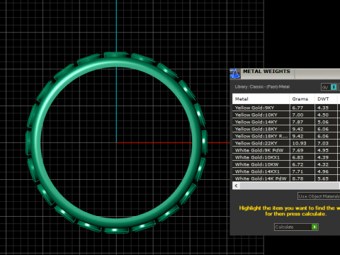 Round ring pendant 3d printable model 3D Print Model