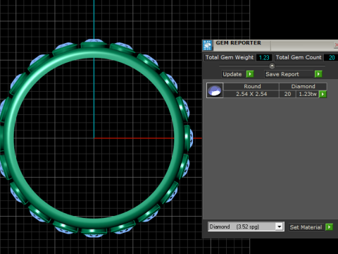 Round ring pendant 3d printable model 3D Print Model