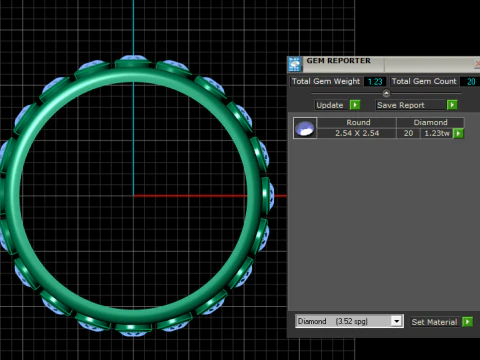 Round ring pendant 3d printable model 3D Print Model