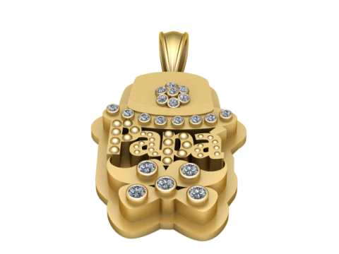 Freemen pendant 3d printable model Modelo de impresión 3D