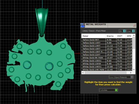 Colgantependant 3d printable model Modelo de Impressão 3D