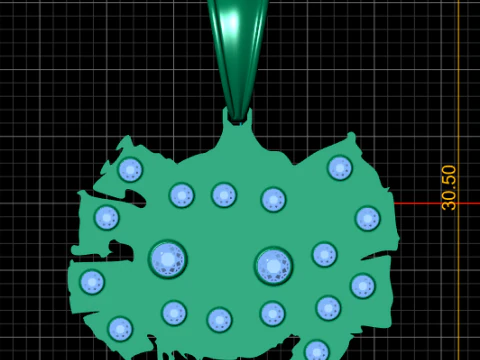 Colgantependant 3d printable model 3D Print Model