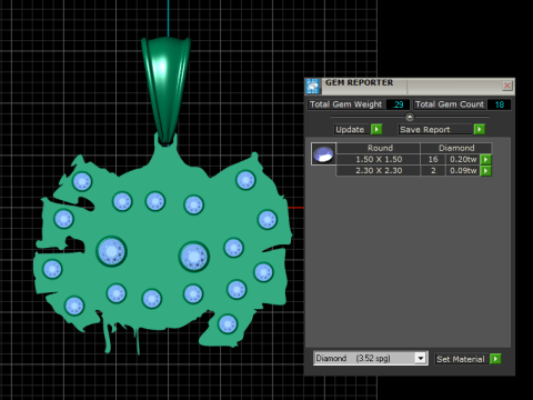 Colgantependant 3d printable model Modelo de Impressão 3D