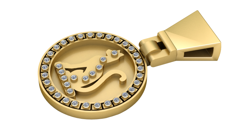 Cat coin pendant 3d printable model 3Dプリントモデル .c4d .max .obj .3ds .fbx .stl .blend