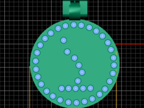Cat coin pendant 3d printable model 3Dプリントモデル