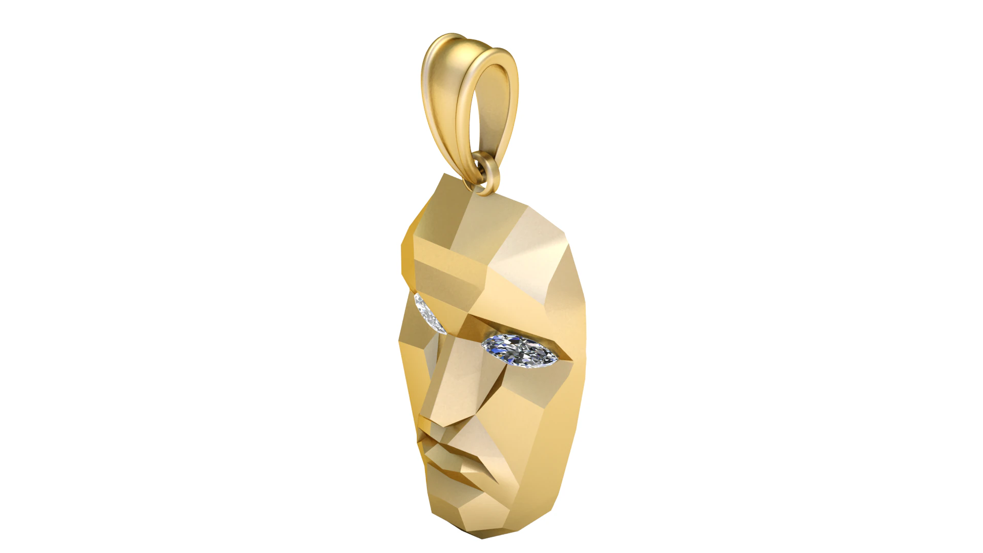 Mask pendant 3d printable model 3D Print Model .c4d .max .obj .3ds .fbx .stl .blend 