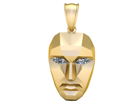 Mask pendant 3d printable model 3D Print Model