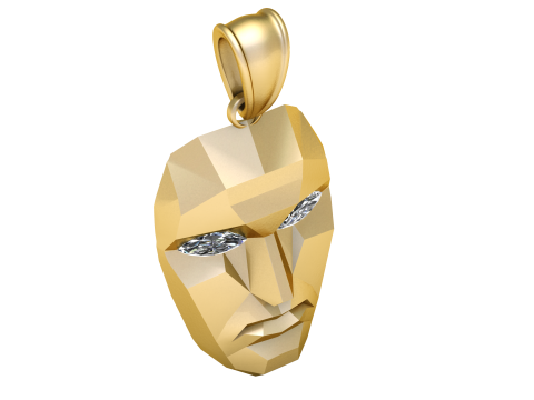 Mask pendant 3d printable model 3D Print Model