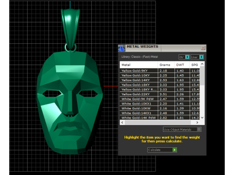 Mask pendant 3d printable model 3D Print Model