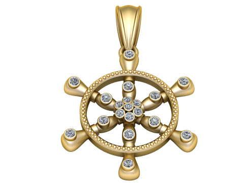 Pirate Ship pendant 3d printable model Modèles 3D en vedette
